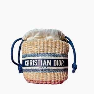 Dior Beauté Mini Raffia Bag
